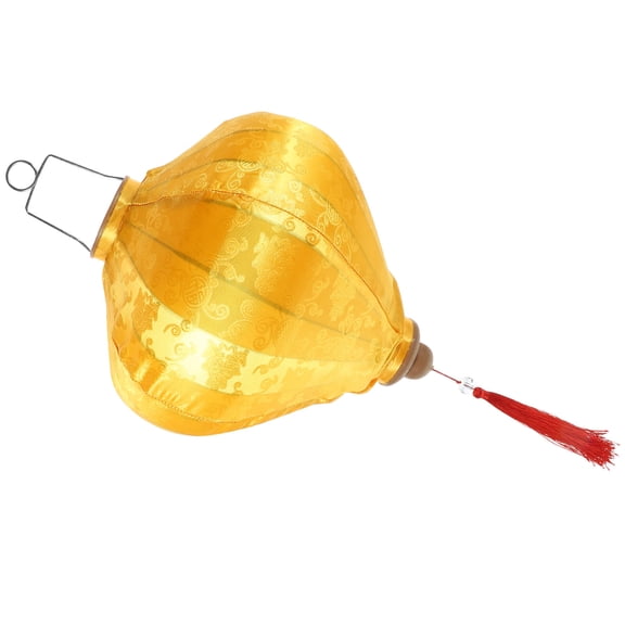 Uonlytech Silk Lanterns Hanging Vietnamese Lantern for Parties Decoration 1Pack