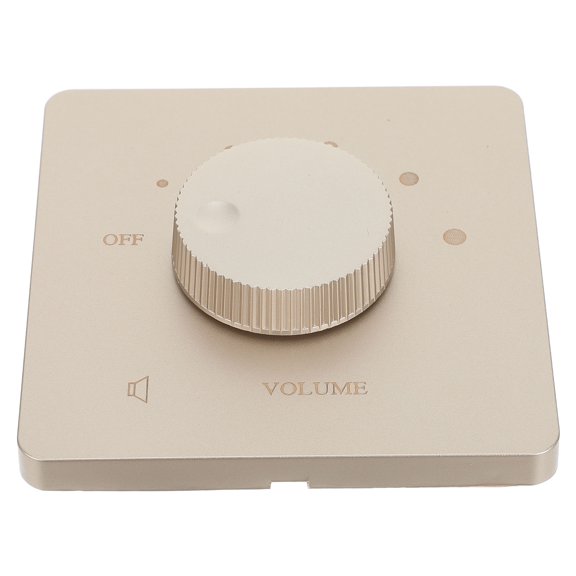 Uonlytech Adjustable Golden in Wall Volume Control Knob for Home Sound System with Easy Setup