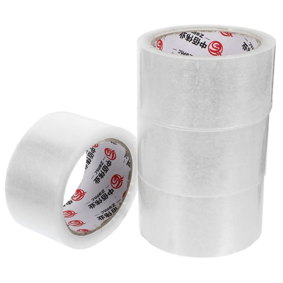 Uonlytech Clear Packing Tape Roll Sticky Adhesive Box Sealing Tape with High Toughness and Easy Use