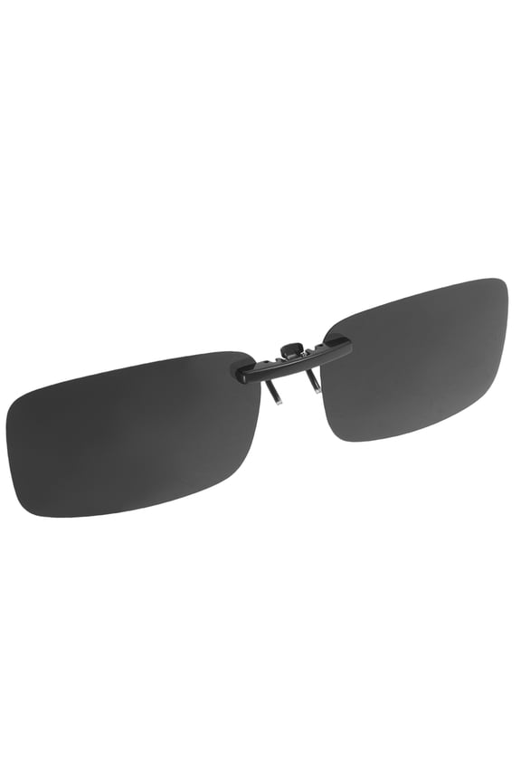 Black Polarized Sunglass Clips for Glasses Unisex Convenient Clip on for Outdoor Activities