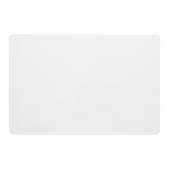 Uonlytech Durable White Iron Sign for Custom Engraving Versatile and Elegant