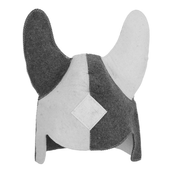 Uonlytech Traditional Russian Banya Hat Wool Felt with Heat Protection and Stylish Patchwork Design