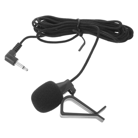 Uonlytech Universal 3.5 Mm Wired Microphone for Car Radio with Noise Filtration Technology