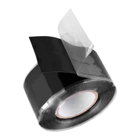 Uonlytech Waterproof Self Fusing Silicone Tape Black Plumbing 1Set