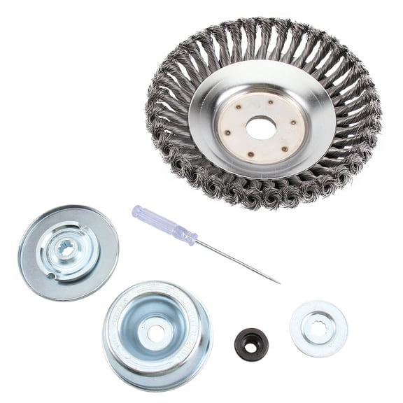 Uonlytech Protective Cover Wire Weeder Wheel Carbon Steel for Efficient Weeding in Gardens