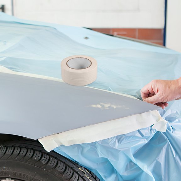 Uonlytech White Painters Tape with Easy Removability and Textured Design for Painting Walls