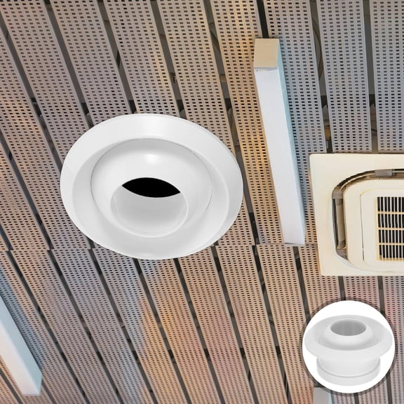 Uonlytech White Plastic Spherical Air Outlet Diffuser for Ceiling with Easy Installation