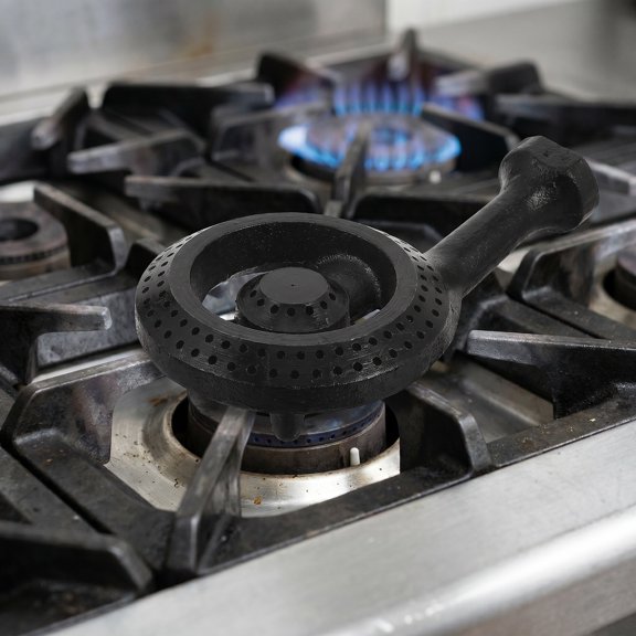 Uonlytech Wide Compatibility Gas Stove Burner Replacement Head with Nonslip Cast Iron Design
