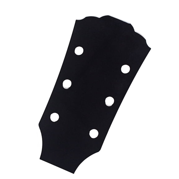 Uonlytech guitar neck replacement Guitar Headstock Template Black Steel 1 Set for Luthiers