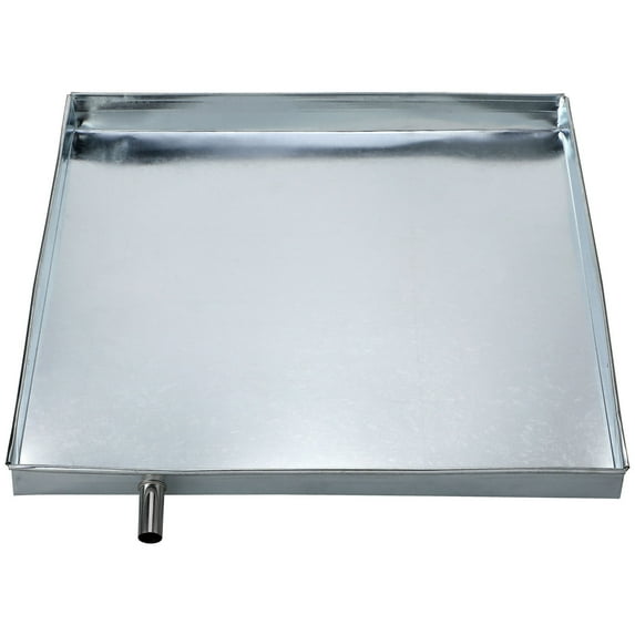 Uonlytech Portable Air Conditioning Drain Pan Galvanized Iron and Plastic Material