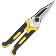 Uooglle 9-Inch Heavy Duty Scissors, Multifunction Shears for Cutting Cable Wires, Cardboard, Vinyl Siding, Straight Snips