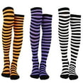 thumbnail image 1 of Uooqdmx 3 Pairs Long Leg Warmers, Thigh High Socks, Long Socks for Women, Knee High Socks, Knee High Boot Socks, Hot Pink One Size, 1 of 4