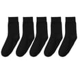 thumbnail image 1 of Uooqdmx 5 Pairs Workout Socks, Slouchy Socks for Women, Athletic Socks for Women, Soft Socks, Comfortable Socks for Women, Black 1 One Size, 1 of 4
