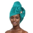 thumbnail image 1 of Uooqdmx African Head Wraps for Black Women, Turbans for Women, Turban Head Wraps for Women, Dark Blue One Size, 1 of 4