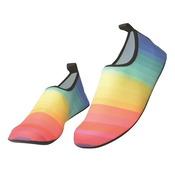 Uooqdmx Beach Shoes, Water Socks, Adult Water Shoes, Swim Shoes Women, Pool Shoes for Women, Multi-color M