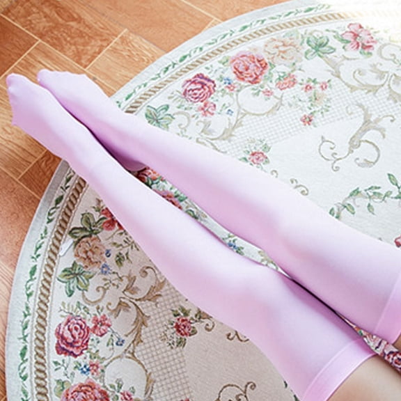 Uooqdmx Cotton Boot Socks, Thigh High Stockings, Knee High Socks, Boot Socks for Women, Leg Warmers, Pink One Size
