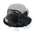 thumbnail image 1 of Uooqdmx Fedora Hats for Women Chemo Headwear for Women Felt Hat Vintage Hats for Women Dress Hats for Women Gray A, 1 of 2