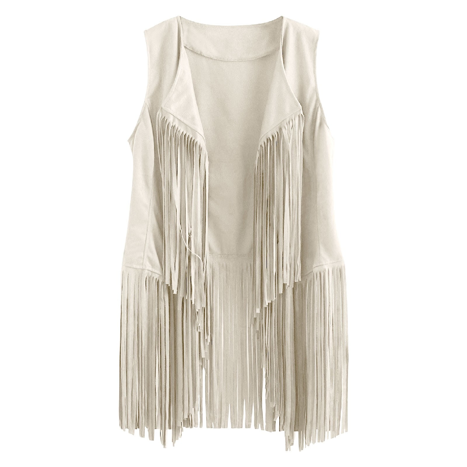 Uooqdmx Fringe Vest, Cowgirl Vest, Western Vest Women, Long Cardigans ...