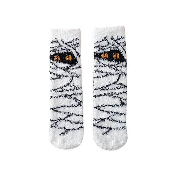 Uooqdmx Fuzzy Socks Mid Crew Socks Fluzzy Socks Warm Socks for Women Winter Socks for Women Sleeping Socks Thick Fuzzy Socks Black One Size