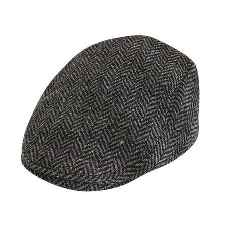 Uooqdmx Hat for Kids, Newsboy Cap, Kids Flat Cap, Cabbie Hat, Boys Cap, Black One Size