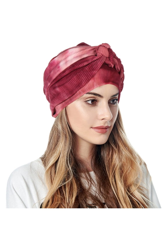 Head Bands for Women's Hair Head Wraps for Cancer Patients Women Cancer Hats for Women Chemo Pre Tied Head Scarf for Women Scarf for Women Head Wrap Wine One Size