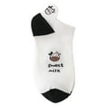 thumbnail image 1 of Uooqdmx Low Socks for Women Cotton Socks for Women Socks for Women No Show Stockings for Women Womens Socks Low Cut Breathable Socks Women Comfortable Socks for Women Black One Size, 1 of 4