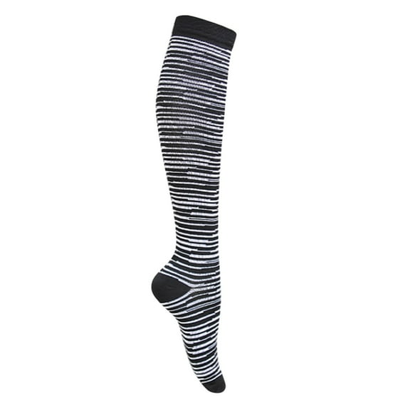 Uooqdmx Mid Crew Socks Women, Travel Compression Socks, Long Compression Socks for Women, Running Socks, Running Compression Socks, B One Size