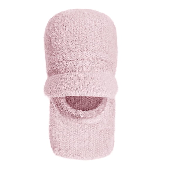 Uooqdmx Ski Mask One Piece Cold Scarf Hats Neck Warmer Hat and Scarf Set Winter Scarf Hat Scarf Winter Accessories Pink One Size