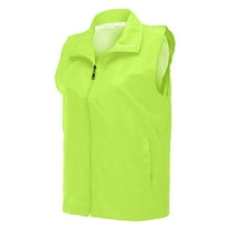 Uooqdmx Sleeveless Jacket Women Lightweight Jacket Women Zip Up Jackets for Women Hiking Vest Women Vest Tops for Women, A L