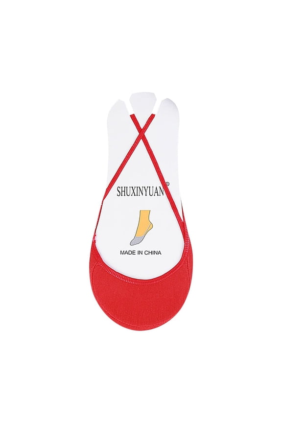 Toe Socks for Heels, Cotton Toe Socks, Half Socks for Women, Socks for Dress Shoes Women, No Show Socks Womens, Red One Size