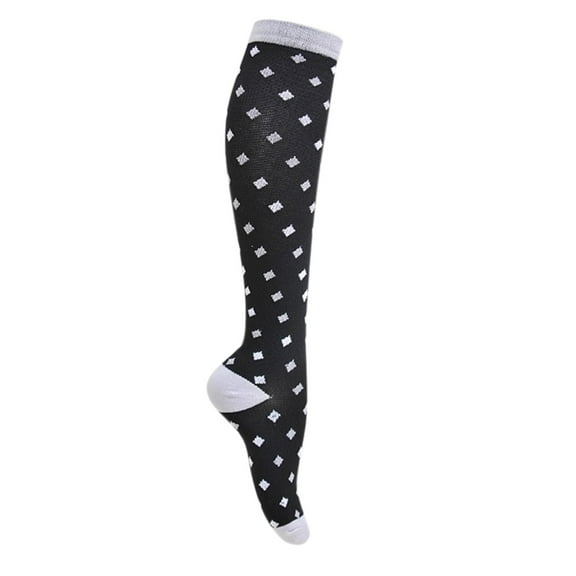 Uooqdmx Travel Compression Socks, Compression Socks for Varicose Veins, Travel Compression Socks for Women, Cycling Socks, Long Compression Socks for Women, D L/XL