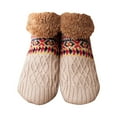 thumbnail image 1 of Uooqdmx Women's Slipper Socks Hospital Socks with Grips for Women Fuzzy Socks with Grips Fuzzy Christmas Socks Warm Fuzzy Socks for Women Fuzzy Grip Socks for Women Comfortable Socks Coffee A, 1 of 4