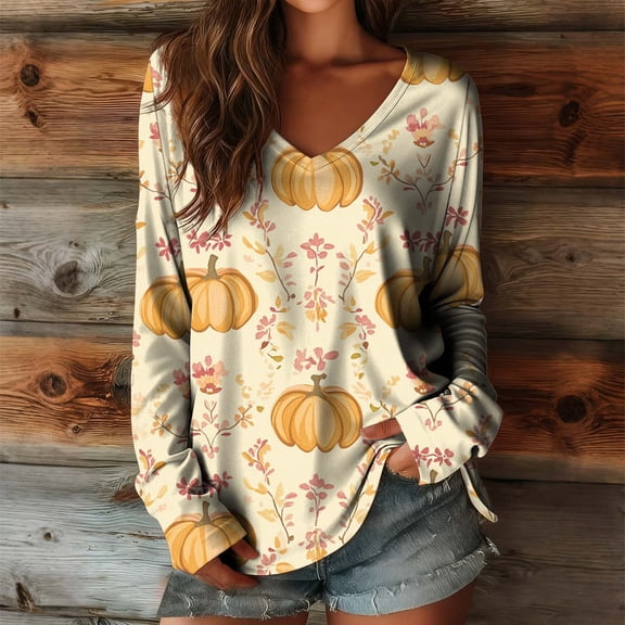 Uootdi Boho Tops for Women Ethnic Floral Printed Long Sleeve Shirts Vintage Lightweight Casual Loose Graphic Blouses Gift