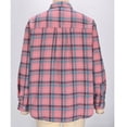 thumbnail image 1 of Uootdi Button Down Shirt for Gift Women Long Sleeve Plaid Flannel Cotton Shirts Shackets Business Casual Blouse Top, 1 of 2