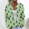 thumbnail image 1 of Uootdi Christmas Sweater for Women Cute Gift Xmas Button Down cardigan Sweater for Women Fall Winter Knitted Outerwear Coat, 1 of 5