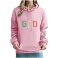 thumbnail image 1 of Uootdi God Is Good Embroidered Sweatshirt for Gift Women Christian Jesus Religious Pullover Trendy Crewneck Inspirational Top, 1 of 3