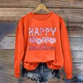 thumbnail image 1 of Uootdi Heart Printed Sweatshirts for Women Funny Love Heart Letter Print Graphic Long Sleeve Shirts Crewneck Pullover Top Holiday Pullover Outfits Gift, 1 of 6
