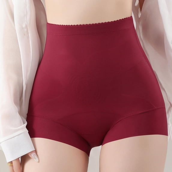 Uootdi High Waisted Shapewear Panties Tummy Control Seamless Full Coverage Support Briefs Smooth Compression Sleek Daily Intimates Gift
