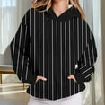 thumbnail image 1 of Uootdi Hoodies for Women Oversized Long Sleeve Trendy Striped Sweatshirts Y2K Hoodies Jackets with Pocket Fall Fashion Gift, 1 of 7