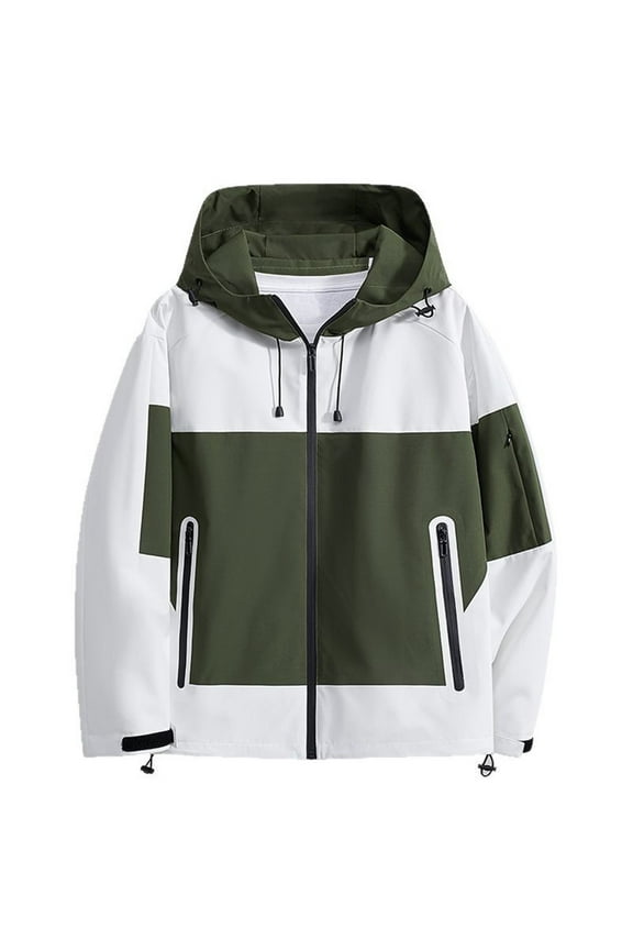 Jackets for Women Fall Coats with Pockets Lightweight Waterproof Insulated Windbreaker Full Zip Color Gift Casual Trave l Hooded Coat