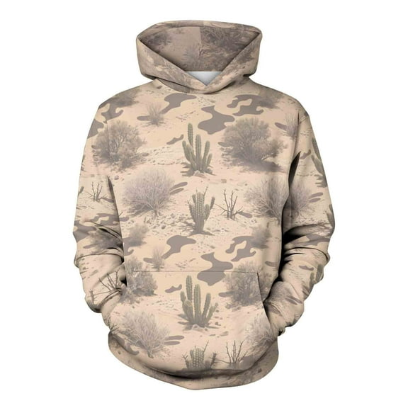 Uootdi Oversized Long sleeve Sweatshirt for Women Camo Leaf Maple Leaf Pattern Winter Hoodies with Gift Oversized Long sleeve Sw eatshirt for