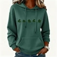 thumbnail image 1 of Uootdi Oversized St Patricks Day Hooded Sweatshirts for Women Irish Saint Pattys Shamrock Crewneck Long Sleeve Shirts Holiday Trendy Pullover Tops Gift, 1 of 6