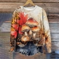thumbnail image 1 of Uootdi Oversized Sweatshirt for Women Cute Printed Graphic Crewneck Long Sleeve Shirts Y2k Casual Pullover Tops Gift, 1 of 5