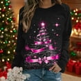 thumbnail image 1 of Uootdi Plus Size Christmas Womens Long Sleeve Sweatshirt Funny Xmas Tree Santa Reindeer Snowman Gift 3D Print Graphic Sweatshir ts, 1 of 6