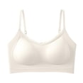 thumbnail image 1 of Uootdi Slim Strap No Underwire Bras Smooth Fit Adjustable Length Support Bralettes Lightweight Comfort Delicate Daily Intimates Gift, 1 of 6