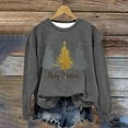 thumbnail image 1 of Uootdi Sweaters for Women Christmas Snowflake Gift Print Knitted Long Sleeve Sweater Casual LooseCrew Neck Top Pullover Funny T ops, 1 of 4