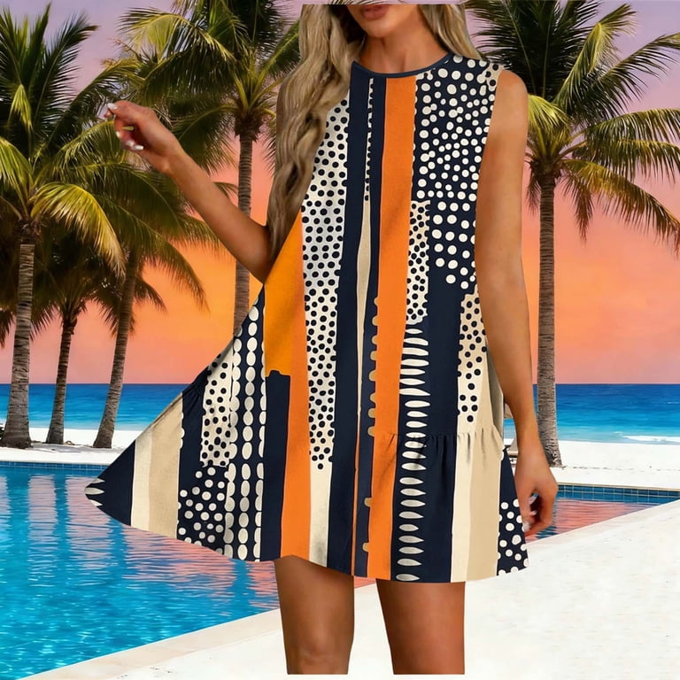 boho style short dresses Inspired Floral Mini Dress The flattering empire waist Uootdi Womens Mini Dresses Small