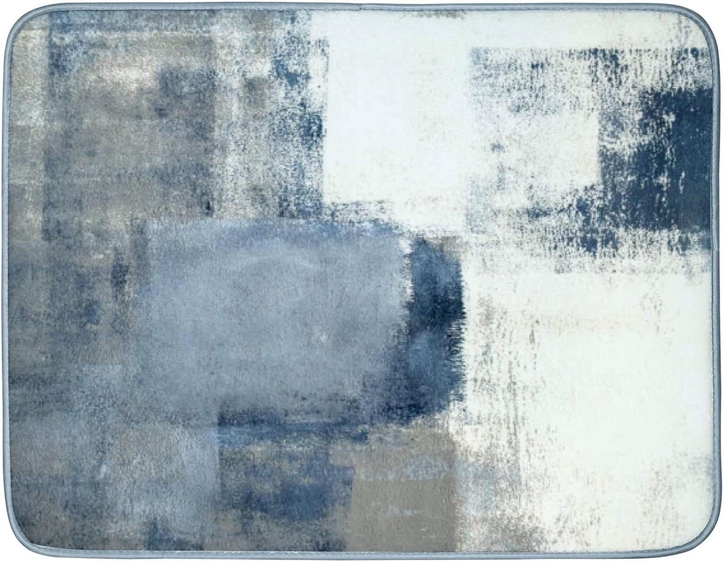 Uorbeay Bee Flower Dish Drying Mat Yellow Vintage Cute Bee Dish Drying