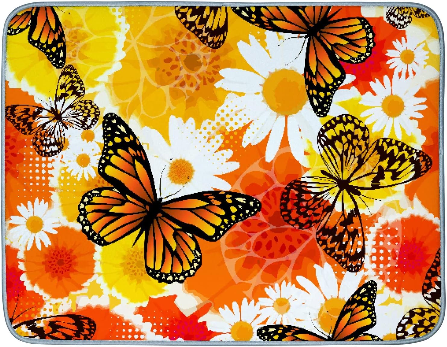 Uorbeay Dish Drying Mats for Kitchen Counter, TOPCARPENTER Refreshing