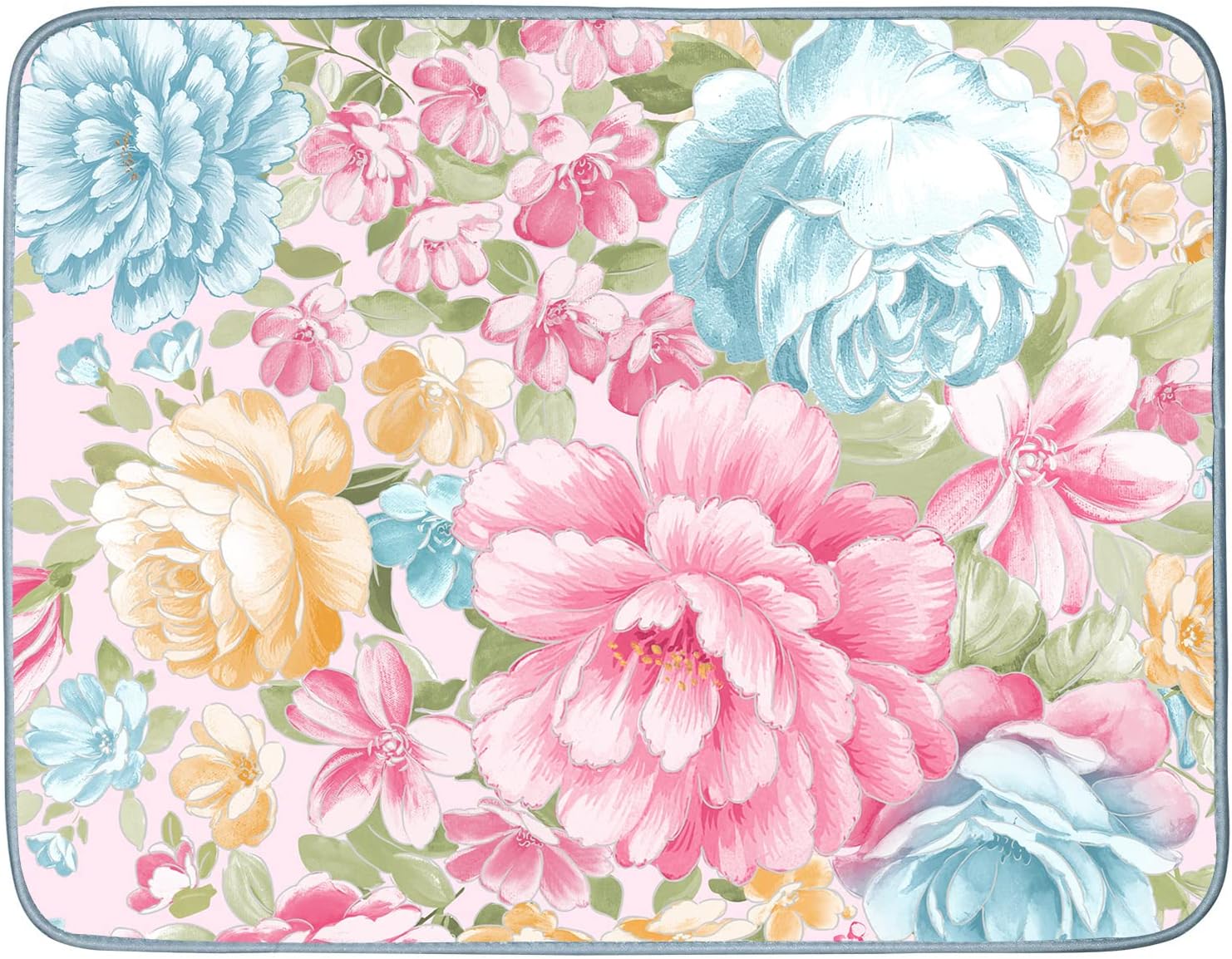 Uorbeay Dish Drying Mats for Kitchen Counter, TOPCARPENTER Refreshing